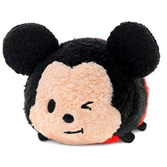 DISNEY STORE TSUM TSUM 3.5" Mickey Mouse Wink Winking Eye Mini Plush NWT NEW - Picture 1 of 6